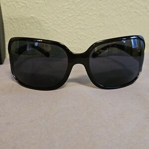 Dolce & Gabbana DG Black Rhinestone Sunglasses With Matching Case